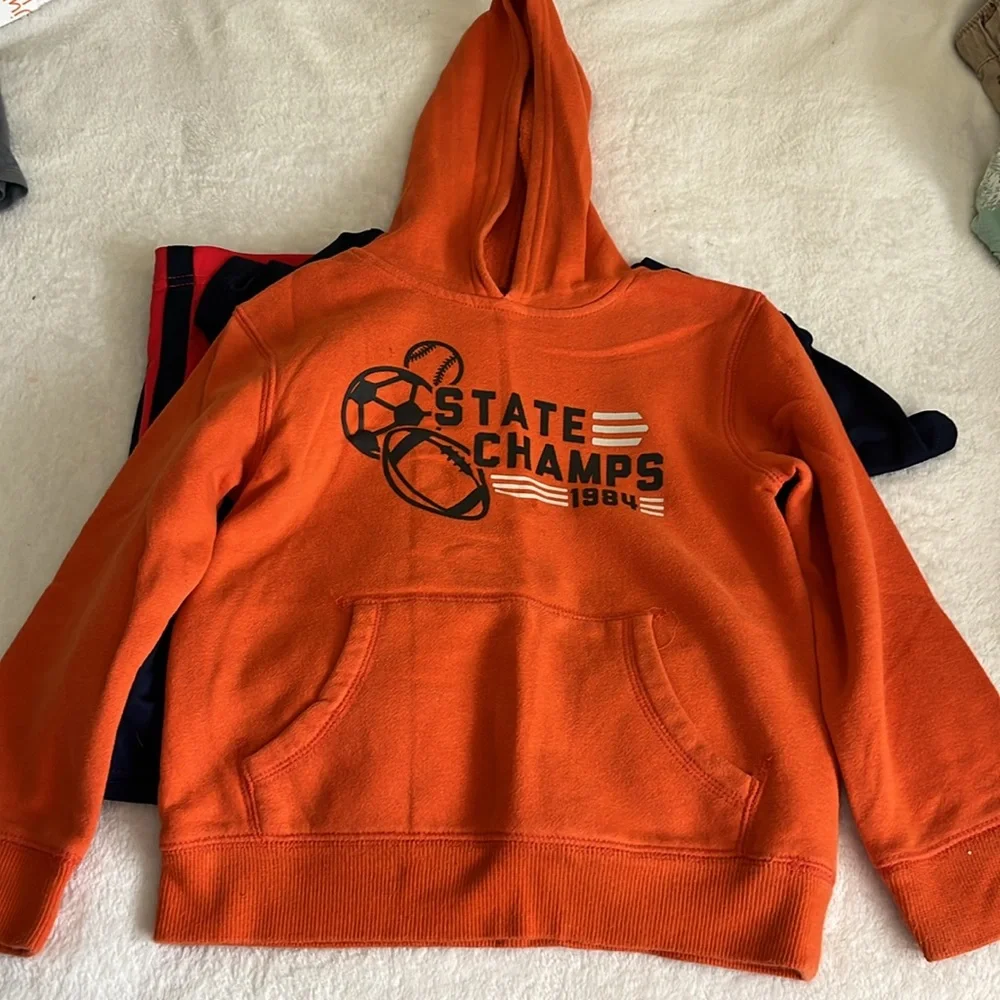 Red Pant Chimbore Sweater orange hoodie Blue‎ Shirt Batman Boy Sz 5-6